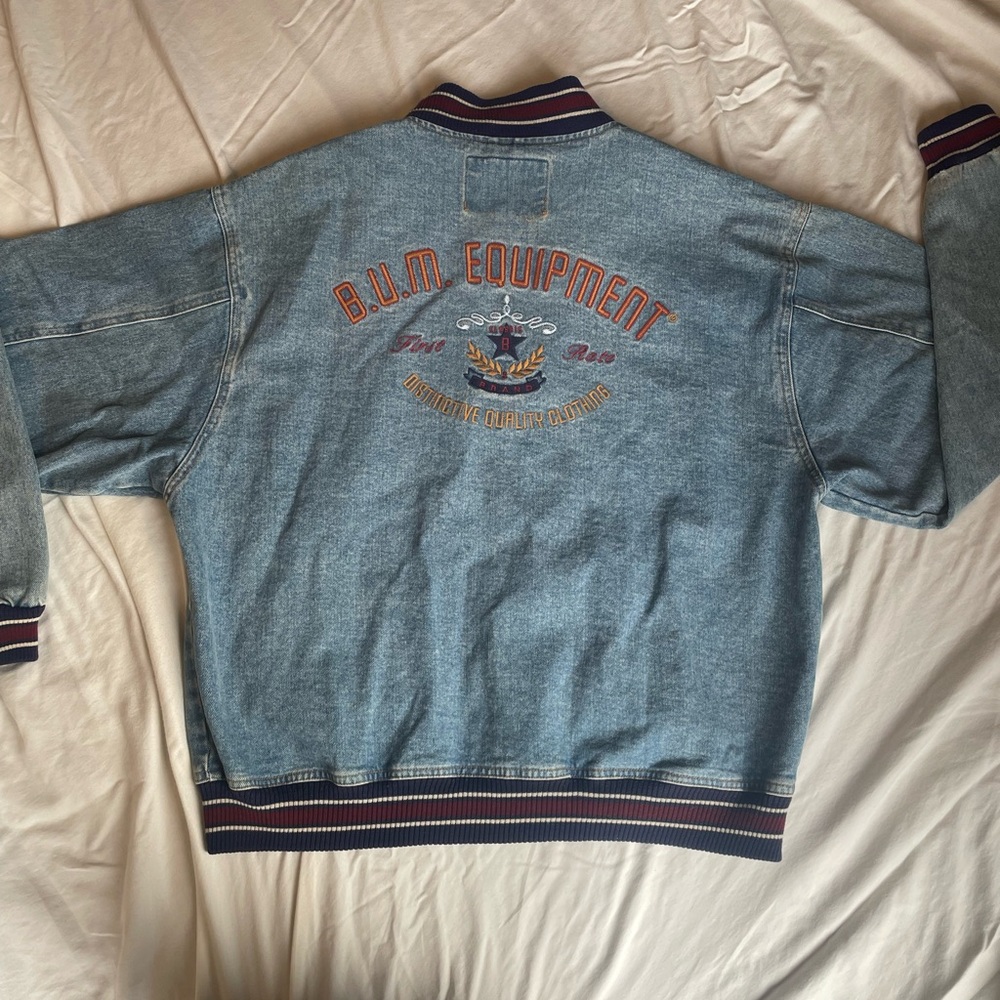 B.U.M Denim Letterman Jacket